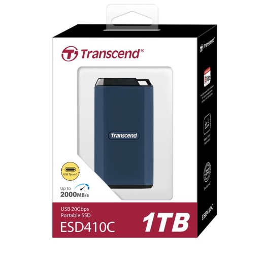 Портативний SSD Transcend 1TB USB 3.2 Gen 2x2 Type-C ESD410C