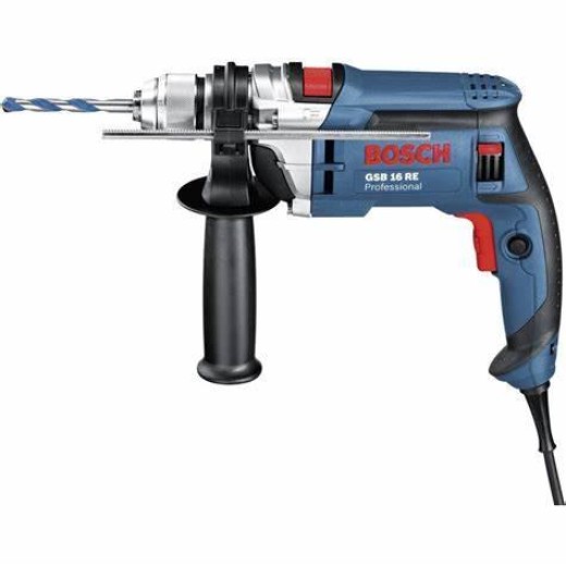 Дриль ударний Bosch GSB 16 RE 750 Вт зубчастий патрон 1.5-13мм 0-2800об·хв 1.8кг