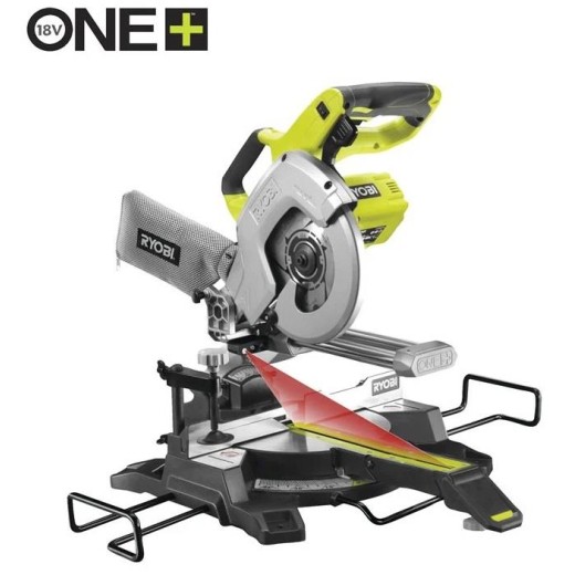 Пила торцювальна акумуляторна Ryobi ONE+ R18MS216-0 18В диск 216мм лазер 14.4кг без АКБ та ЗП