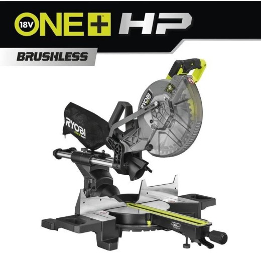 Пила торцювальна акумуляторна Ryobi ONE+ НР RMS18254X-0 18В з протяжкою диск 254мм 14кг без АКБ та ЗП