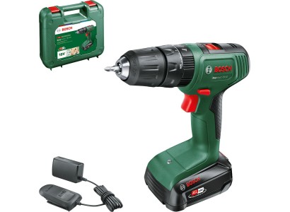 Шурупокрут-дриль акумуляторний Bosch EasyImpact 18V-40 18В 1х1.5А·год 20·38Нм 0-430·0-1650об·хв кейс ЗП 1.4кг