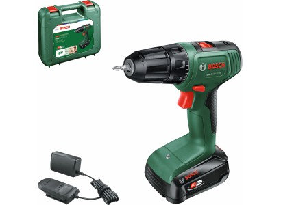 Шурупокрут-дриль акумуляторний Bosch EasyImpact 18V-40 18В 1х2А·год 20·38Нм 0-430·0-1630об·хв кейс ЗП 1.4кг