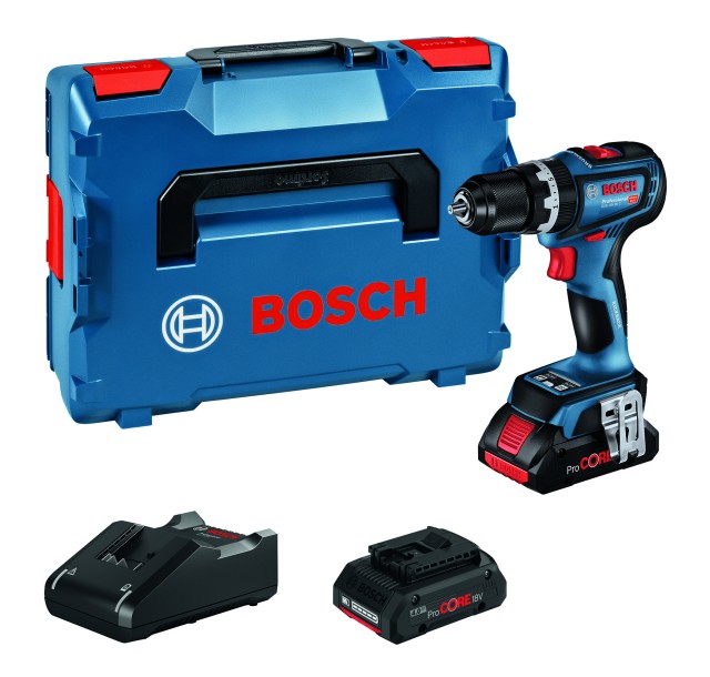 Шурупокрут-дриль акумуляторний Bosch GSB 18V-90 C 18В 2х4А·год 36·64Нм 0-630·0-2100об·хв 1.2кг