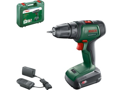 Шурупокрут-дриль акумуляторний Bosch UniversalDrill 18V 18В 1х1.5А·год 20Нм 0-440·0-1450об·хв кейс ЗП 1.3кг