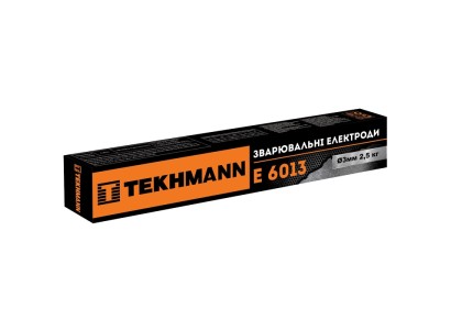 Електроди зварювальні Tekhmann E 6013 d 3мм 2.5кг