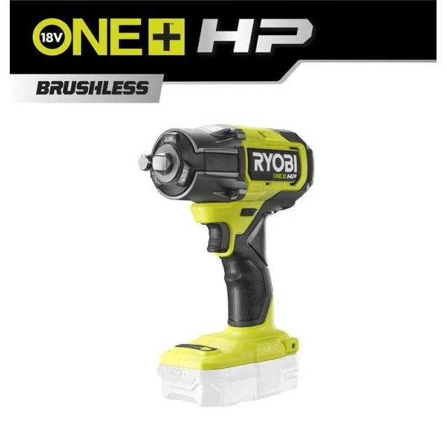 Гайковерт ударний акумуляторний RYOBI ONE+ HP RIW18X-0 18В 2800об·хв 900Нм 1/2