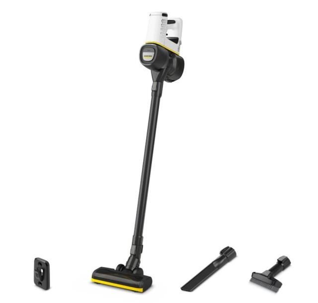 Пылесос Karcher беспроводный VC 4 Cordless myHome, конт пыль -0.65л, автон. раб. до 30мин, вес-2.4кг, белый