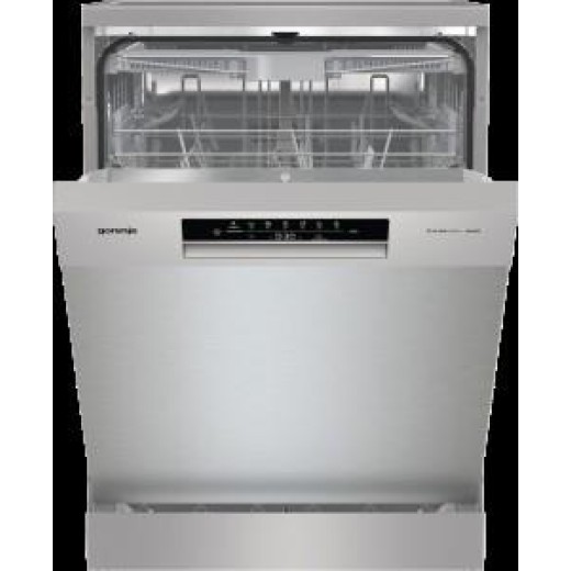 Посудомийна машина Gorenje, 16компл., A+++, 60см, дисплей, 3 кошика, AquaStop, сірий