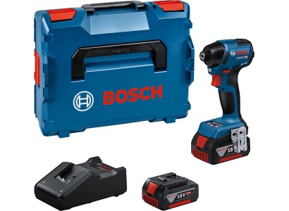 Гвинтоверт ударний акумуляторний Bosch GDR 18V-220 C 18В 2х5А·год  0-3400об·хв 220Нм 1кг Bluetooth