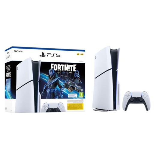 Ігрова консоль PlayStation 5 Slim Blu-ray (Fortnite® Cobalt Star Bundle)