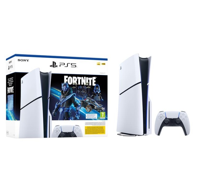 Ігрова консоль PlayStation 5 Slim Blu-ray (Fortnite® Cobalt Star Bundle)