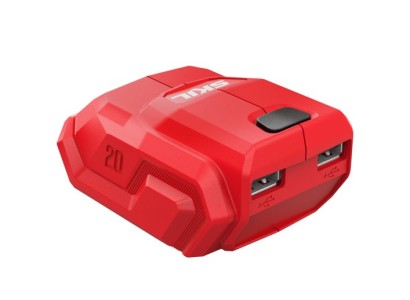 USB адаптер SKIL 3162 CA 20В, 3.6А, двопортовий, 0.15кг