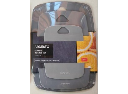 Набір дошок кухонних Ardesto Gemini, 3шт, 20.5x15см, 30x20см, 35x25см, пластик