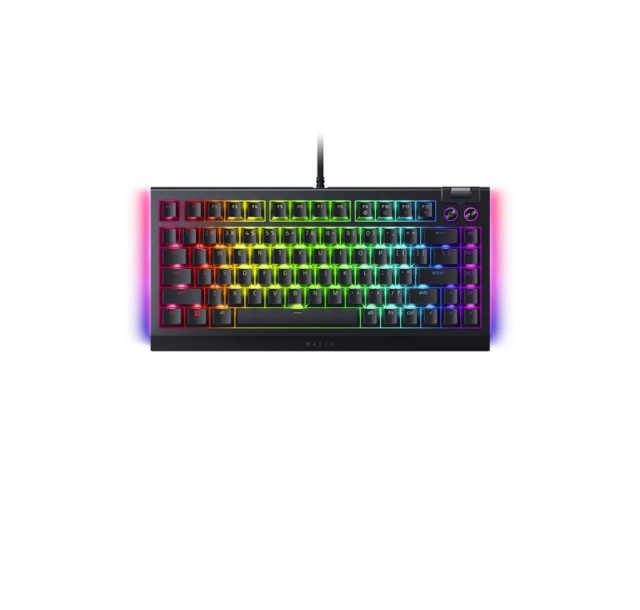 Клавіатура Razer BlackWidow V4 75% RGB 83key Mechanical Tactile Switch GEN-3, USB-A, EN, чорний