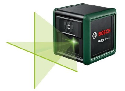 Нівелір лазерний Bosch Quigo Green, точність ± 0.8 мм/м, 12 м, зелений, 0.27 кг