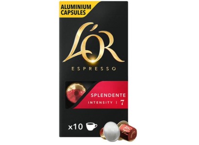 Кава L`OR капсули  Espresso Splendente, 100% арабіка, 10шт, Nespresso