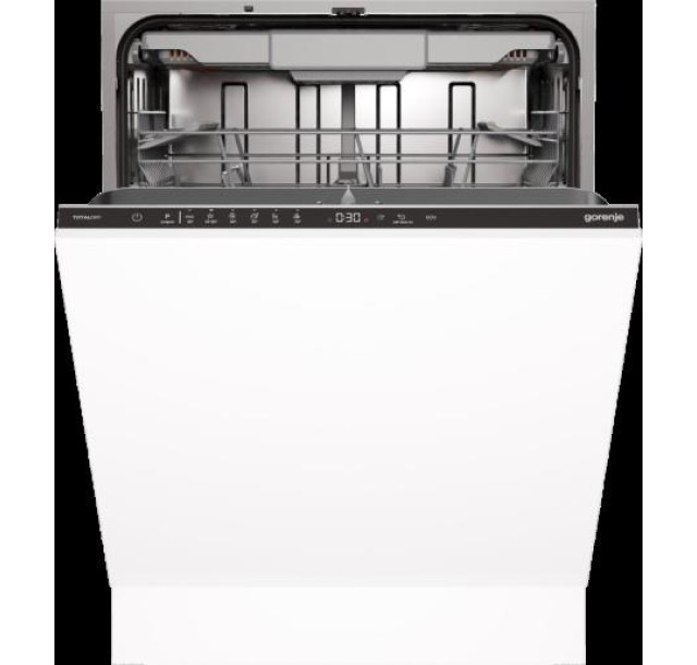 Посудомийна машина Gorenje вбудовувана, 16компл., A+++, 60см, AquaStop, автоматичне відчинення, сенсорн.упр, 3и кошики, білий