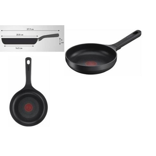 Сковорода Tefal Trattoria Pro, 20см, алюміній, чорний