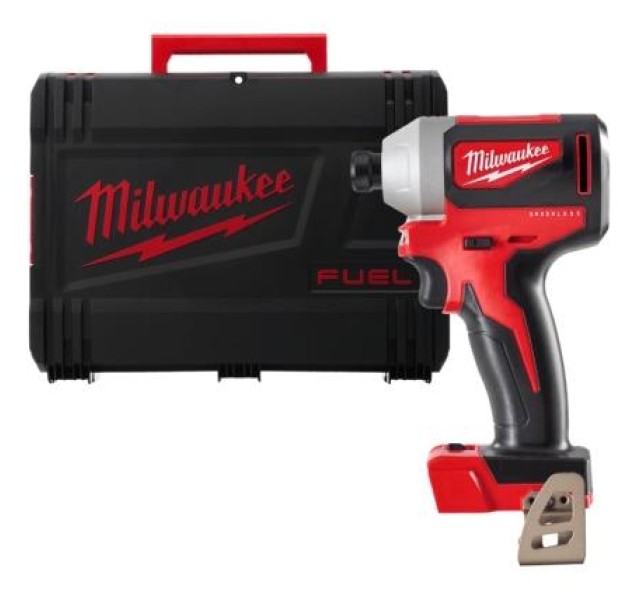 Гвинтоверт ударний акумуляторний Milwaukee M18 BLID2-0X 18В 1700-3400об·хв 180Нм кейс 1.7кг без АКБ та ЗП