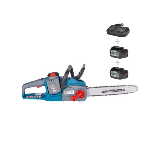 Пила ланцюгова акумуляторна Konner&Sohnen KS CS40V-16 40В(20+20В) акб 2?4А·год 40см 3.6кг