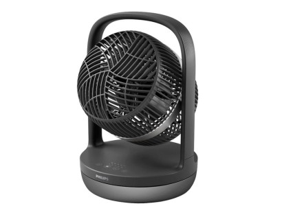 Вентилятор Philips настільний Series 3000, 22см, 27Вт, таймер, поворот 180, чорний