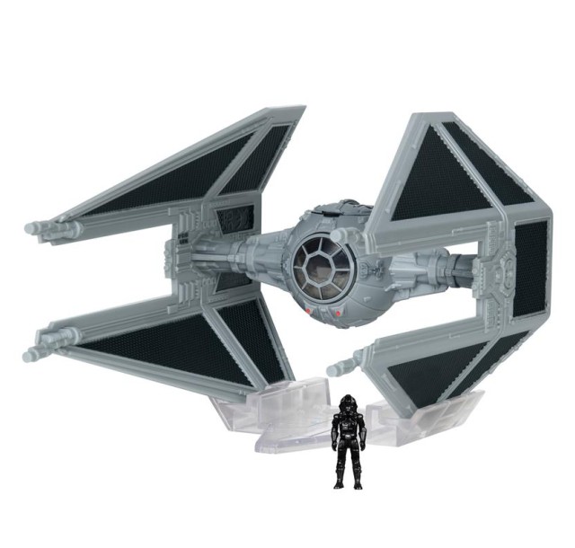 Ігрова колекційна фігурка Star Wars Small Vehicle Транспорт та фігурка TIE Interceptor 7.5см