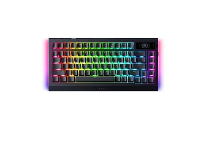Клавіатура механічна Razer BlackWidow V4 Pro 75%, 81key, Mechanical Switches Gen-3, USB-A/WL/BT, EN, RGB, чорний
