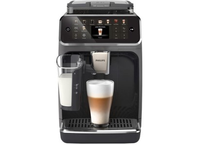 Кавомашина Philips Series 5500, 1.8л, зерно+мелена, автомат.капуч, дисплей, авторецептів -22, холодна кава, сріблясто-чорний