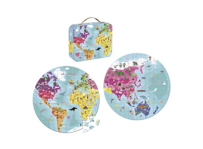 Пазл двосторонній Janod Наша планета 208ел