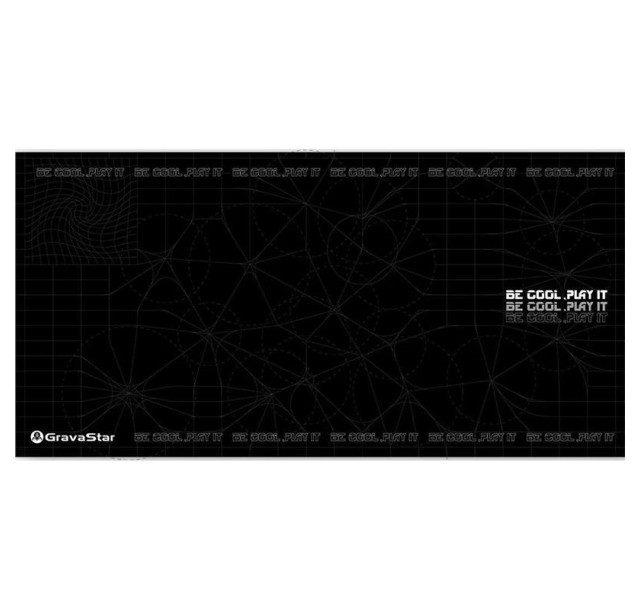 Ігрова поверхня GravaStar Gaming Pad, XL (800x400x3мм), чорний