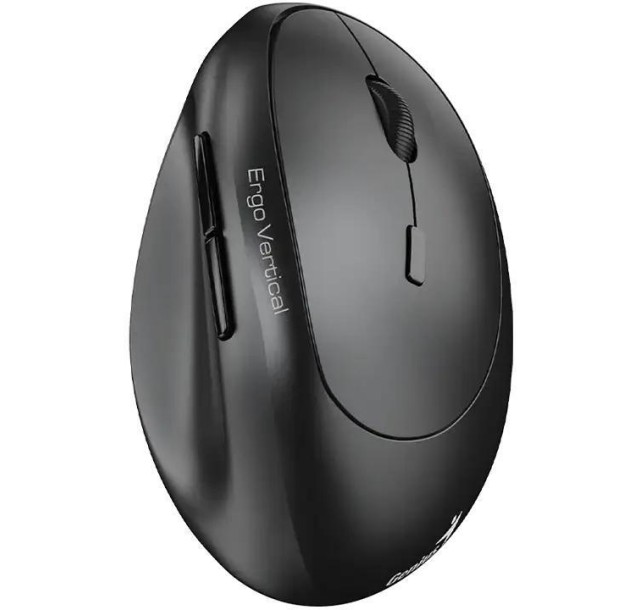 Миша Genius Ergo 8350S, Silent, AI, WL, сірий