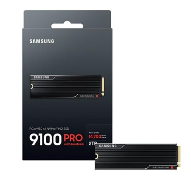 Накопичувач SSD Samsung M.2 2TB PCIe 5.0 9100PRO+ радіатор