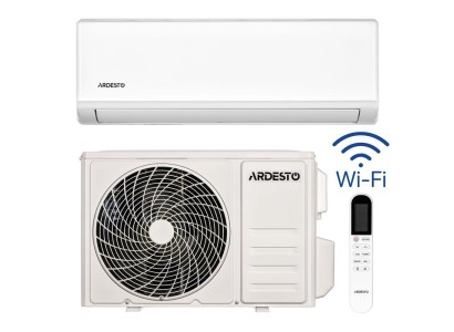 Кондиціонер Ardesto CoolSmartPro 70м2 інвертор 24000BTU 7.0кВт A++/A+ -25°С Wi-Fi R32 білий