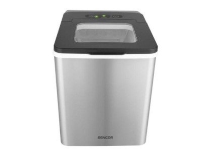 Льодогенератор побутовий Sencor SIM3400SS, 150 Вт, 12 кг/добу, об'єм 1.8л, приготування за 7 хв, 2 розміри льоду, сірий