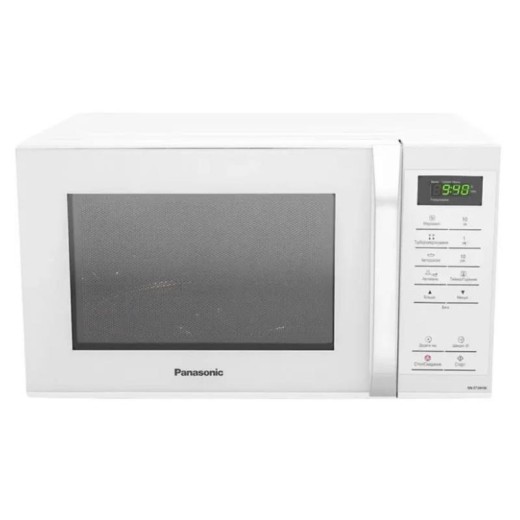 Мікрохвильова піч Panasonic, 25л, 800Вт, дисплей, відкрю ручкою, білий