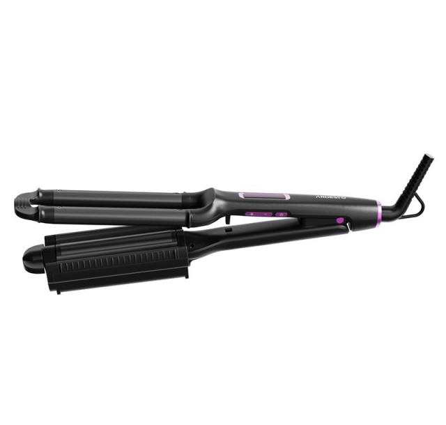 Плойка для створення локонів Ardesto Violet Pro, 90Вт, 170-210C, кераміка, чорний
