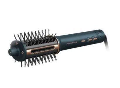 Фен-щітка Rowenta Air Brush 3D, 1200Вт, 3 режими, іоніз-я, хол. обдув, функція фену, кераміка, чорно-золотий