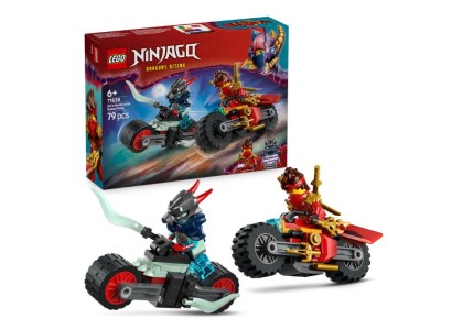 Конструктор LEGO Ninjago Швидкісні перегони Кая на мотоциклі