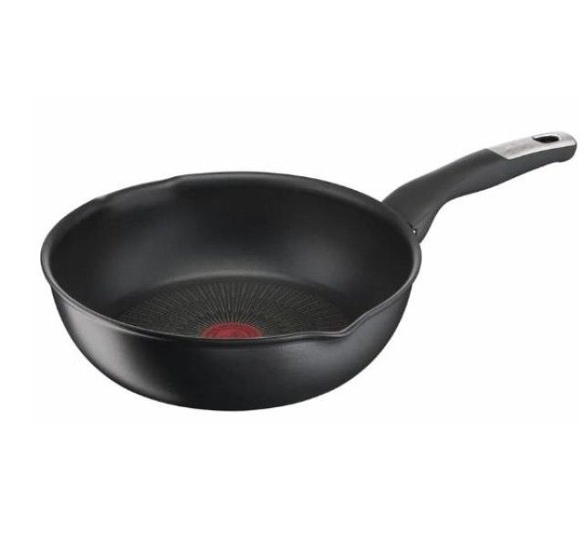 Сковорода глибока Tefal Unlimited, 22см, алюміній, бакеліт, чорний