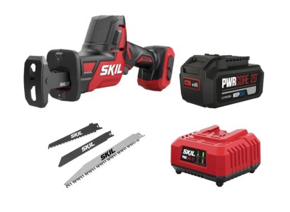 Пила шабельна акумуляторна SKIL 3475 CA Compact безщіткова 20В 1х5А·год пропил 200мм хід 25.4мм 1.8кг