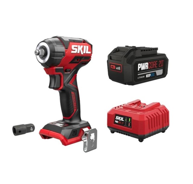 Гайковерт ударний SKIL 3265 CA Compact безщітковий 20В 1х5А·год до 2850об·хв 250Нм 0.9кг