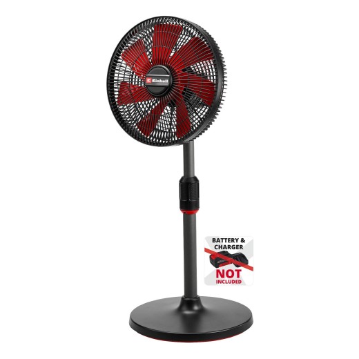 Вентилятор акумуляторний Einhell GC-CF 18/320 Li - Solo, PXC, 18В, безщітковий, підлоговий, діам. 320 мм, 15 км/год, 3 режими, таймер, 3.4 кг (без АКБ і ЗП)