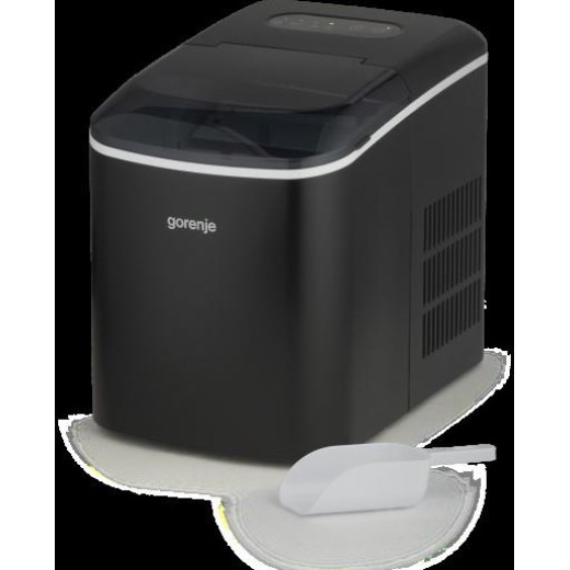 Льодогенератор побутовий Gorenje, 15кг/добу, 2,2л, чорний