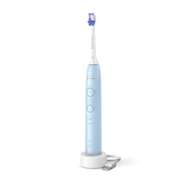 Щітка зубна електр. Philips, Sonicare 6100 Series, 62т. колив/хв, насадок-1, блакитний