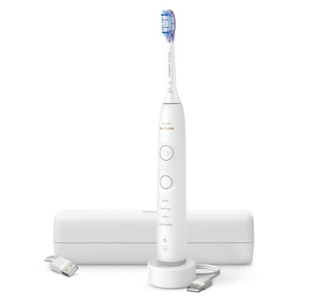 Щітка зубна електр. Philips, Sonicare 7100 Series, 62т. колив/хв, насадок-1, футляр, білий