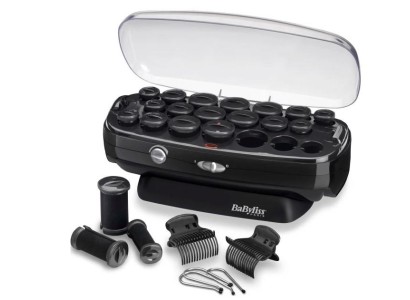 Термо бігуді Babyliss, 50Вт, 90-140 °C, кейс, кераміка, чорний