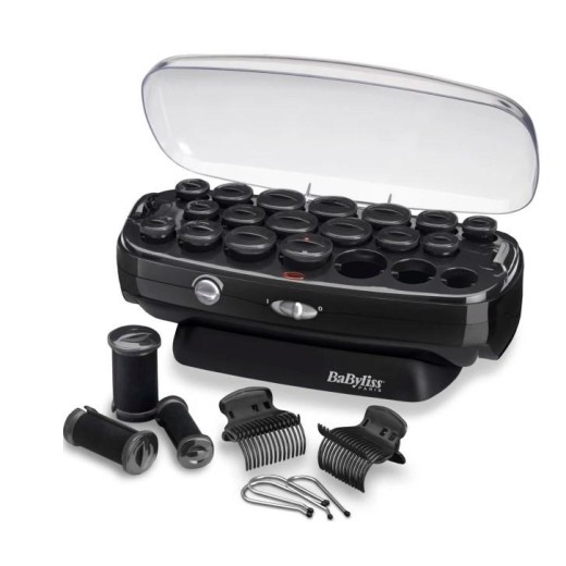 Термо бігуді Babyliss, 50Вт, 90-140 °C, кейс, кераміка, чорний