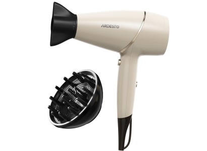 Фен Ardesto Pearl Cream HD-Y701PERL, 1750-2100Вт, 3 швидкості, 3 темп.режими, бежевий