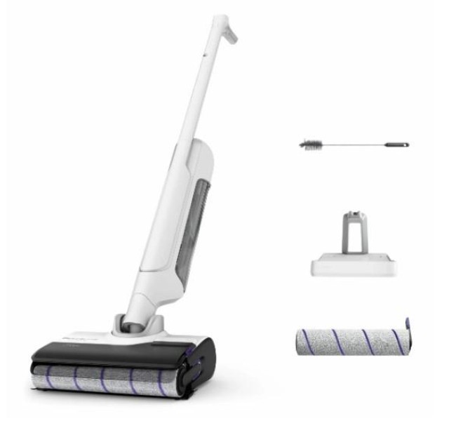 Пилосос Rowenta безпровідний миючий X-Clean 10, 200Вт, конт пил -0.67л, конт для води-0.73л, автон. робота до 60хв, вага-4.15кг, НЕРА, білий