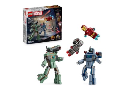 Конструктор LEGO Super Heroes Залізна людина та Бойова Машина проти Хаммер Дронів